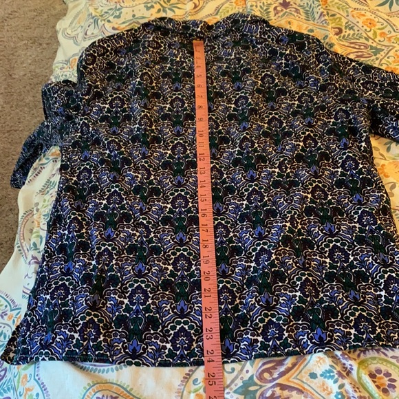 Talbots • Fine Corduroy Patterned Button Up - Picture 11 of 13